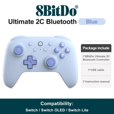 8BitDo Ultimate 2C para Nintendo Switch controlador inalámbrico Blueto