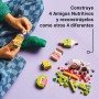 LEGO Classic Amigos Nutritivos Creativos Comida de Juguete para Niños y Niñas de 4 Años o Más, Ladrillos de Colores para