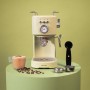 Cecotec Cafetera Espresso Compacta Power Espresso 20 Pecan. 1100W, 20 Bares, Sistema Thermoblock, Vaporizador Orientable, Brazo