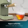 Cecotec Cafetera Espresso Compacta Power Espresso 20 Pecan. 1100W, 20 Bares, Sistema Thermoblock, Vaporizador Orientable, Brazo