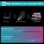 WONLINK Adaptador WiFi 6 USB para PC, AX1800 Mbps Antena WiFi USB Dual Receptor Band 5GHz & 2.4GH para PC/Desktop/Laptop con 2*