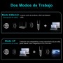 WONLINK Adaptador WiFi 6 USB para PC, AX1800 Mbps Antena WiFi USB Dual Receptor Band 5GHz & 2.4GH para PC/Desktop/Laptop con 2*