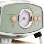 Cafetera Express Semiautomática Caprizze Kai 1050 W 15 Bares Capacidad para 5 Tazas de Café con Vaporizador Color Verde Mate