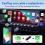 CarlinKit MINI5 Adaptador Carplay Inalámbrico, Convierte el CarPlay cableado Original del Coche a inalámbrico, más Compacto y