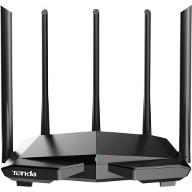 Tenda Router WiFi 6 AX1500 - Doble Banda 5GHz/2.4GHz, Puertos 3*LAN/WAN 10/100 Mbps, 5 Antenas 6dBi, OFDMA+MU-MIMO WPA3 IPv6,