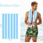 Toallas de playa de rayas rosas de 160 x 90 cm en una bolsa, toalla de playa fina de microfibra grande para adultos, toalla de