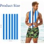 Toallas de playa de rayas rosas de 160 x 90 cm en una bolsa, toalla de playa fina de microfibra grande para adultos, toalla de