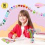 OPPZZIT Regalo Cumpleaños Infantill, Paquete de 30 Bolígrafos de Gel con Diseño de Dibujos Animados, Detalle Cumpleaños Infantil