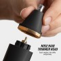 OLOV Afeitadora Corporal Masculina, Depiladora Corporal Hombre con Cuchilla de Cerámica Desmontable, Cortapelos Nariz, Base de
