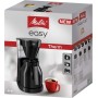 Melitta Easy II 1023-02 - Cafetera de goteo con jarra de vidrio y portafiltros aptos para lavavajillas, cafetera de filtro
