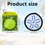 Gosknor Quitaarena para Playa, Portátil Bolsa Quitar Arena Toallitas Limpiador con Mosquetón para Niños y Adultos Artículos