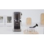 EVVO Cafetera Express Intensa, Presión de 20 bares, Cuerpo de Acero, Espressos y Capuccinos, 1350W, Doble salida, Portafiltros,