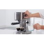 EVVO Cafetera Express Intensa, Presión de 20 bares, Cuerpo de Acero, Espressos y Capuccinos, 1350W, Doble salida, Portafiltros,