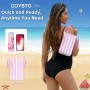COYBTO Toalla Playa Reversible,Toallas de Playa Grande 180x90cm, Toallas Playa de Microfibra Ligera, Secado Rápido, Sin Arena,