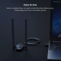 Tenda Antena WiFi USB AX1800 U18a - Adaptador Red WiFi 6 USB 3.0 - Doble Banda MU-MIMO 1800Mbps para PC/Portátil -