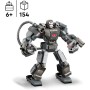 LEGO Marvel Armadura Robótica de Máquina de Guerra, Figura de Acción de Juguete con Armas: 3 Cañones Que Disparan, Personaje