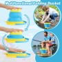 VFANDV Juguetes Playa, 18 Piezas Juguetes de Playa para Niños con Cubo Plegable Moldes de Arena Camión de Arena Palas y Bolsa de