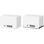 Mercusys TP-Link Halo H85X Mesh Wi-Fi 6 AX3000Mbps Dual-Band, 2.5G Puerto WAN/LAN, 2 Puertos WAN/LAN Gigabit, Cubiertos hasta