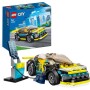 LEGO City Deportivo Eléctrico, Coche de Juguete con Minifigura de Piloto, Jugar a Las Carreras, Regalo para Niños y Niñas de 5