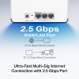Mercusys TP-Link Halo H85X Mesh Wi-Fi 6 AX3000Mbps Dual-Band, 2.5G Puerto WAN/LAN, 2 Puertos WAN/LAN Gigabit, Cubiertos hasta