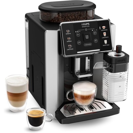 Krups Roma EA810870 - Cafetera superautomática, molinillo cónico de metal, con selección e intensidad de café, Boquilla vapor, 2