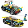 LEGO City Deportivo Eléctrico, Coche de Juguete con Minifigura de Piloto, Jugar a Las Carreras, Regalo para Niños y Niñas de 5