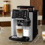 Krups Roma EA810870 - Cafetera superautomática, molinillo cónico de metal, con selección e intensidad de café, Boquilla vapor, 2