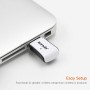 Tenda U2 Adaptador Wi-Fi 6 USB AX300, Antena Wi-Fi Externa Ajustable de 6dBi, Ap Modo, Configuración Fácil, WiFi USB para PC y