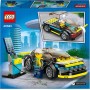 LEGO City Deportivo Eléctrico, Coche de Juguete con Minifigura de Piloto, Jugar a Las Carreras, Regalo para Niños y Niñas de 5
