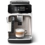Philips Serie 2200 Cafetera Superautomática - Espumador de Leche Clásico, Pantalla Táctil Intuitiva, Negro Mate (EP2220/10)