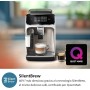 Philips Serie 2200 Cafetera Superautomática - Espumador de Leche Clásico, Pantalla Táctil Intuitiva, Negro Mate (EP2220/10)