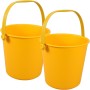 SOPOTUTU 2piezas Cubos De Playa para Cubos De Arena para Actividades De Verano para Jardín y Playa