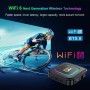 GoyaGirl Para Android 13-ATV 4K HD TV Box 2GB RAM + 16GB ROM TV Box, puerto USB host y USB OTG con control remoto para viajes de