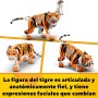 LEGO Creator 3-en-1 Tigre Majestuoso, Panda Rojo o Pez Carpa, Set de Animales de Juguete para Construir para Niños y Niñas de 9