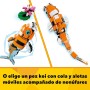 LEGO Creator 3-en-1 Tigre Majestuoso, Panda Rojo o Pez Carpa, Set de Animales de Juguete para Construir para Niños y Niñas de 9