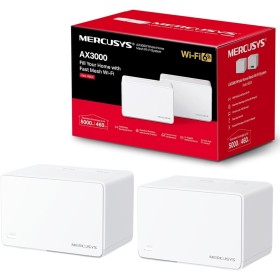 Mercusys Sistema AX3000 Whole Home Mesh Wi-Fi 6, cobertura de hasta 460 m², conexión hasta 150 dispositivos, canales 160 MHz,