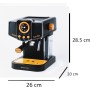 ECODE® Cafetera Express con 20 Bares de Presión y 1050 W, Vaporizador, Deposito de 1.5L, Calientatazas, Termometro, Brazo Doble