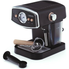 Cafetera Express Semiautomática Caprizze Kai 1050 W 15 Bares Capacidad para 5 Tazas de Café con Vaporizador Color Negro Mate