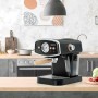 Cafetera Express Semiautomática Caprizze Kai 1050 W 15 Bares Capacidad para 5 Tazas de Café con Vaporizador Color Negro Mate