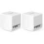 MERCUSYS Sistema WiFi 6 AX1500 Mesh WiFi, cobertura de hasta 350 m², conecta más de 100 dispositivos, puertos Gigabit completos,