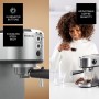 Taurus - Cafetera Espresso 1350W | 20 Bares Presión | Sistema Thermoblock | Filtro Supreme Cream | Vaporizador Orientable |