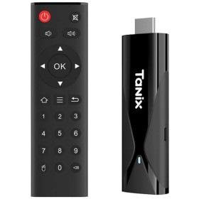 Android TV Stick 4K H313 Quad A53 2+16G Dual Channel 2.4G/5G WiFi BT5.0 Smart TV Box