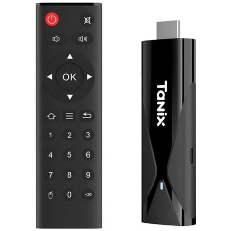Android TV Stick 4K H313 Quad A53 2+16G Dual Channel 2.4G/5G WiFi BT5.0 Smart TV Box