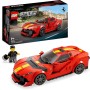 LEGO Speed Champions Ferrari 812 Competizione Maqueta de Coche para Construir, Deportivo Rojo de Juguete de Colección Edición