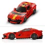 LEGO Speed Champions Ferrari 812 Competizione Maqueta de Coche para Construir, Deportivo Rojo de Juguete de Colección Edición