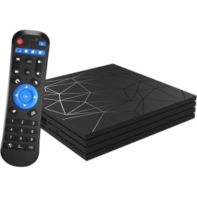 Android TV Box, Android 10.0 TV Box 4GB RAM/32GB ROM H616 Quad-Core Soporte 2.4Ghz WiFi 6K HDMI DLNA 3D Smart TV Box