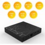 Android TV Box, Android 10.0 TV Box 4GB RAM/32GB ROM H616 Quad-Core Soporte 2.4Ghz WiFi 6K HDMI DLNA 3D Smart TV Box