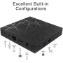Android TV Box, Android 10.0 TV Box 4GB RAM/32GB ROM H616 Quad-Core Soporte 2.4Ghz WiFi 6K HDMI DLNA 3D Smart TV Box