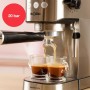 Solac Taste Slim Pro Inox - Cafetera Espresso 20 bares | 2 cacillas | Calientatazas | Calentamiento Thermoblock | Parada