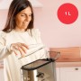 Solac Taste Slim Pro Inox - Cafetera Espresso 20 bares | 2 cacillas | Calientatazas | Calentamiento Thermoblock | Parada